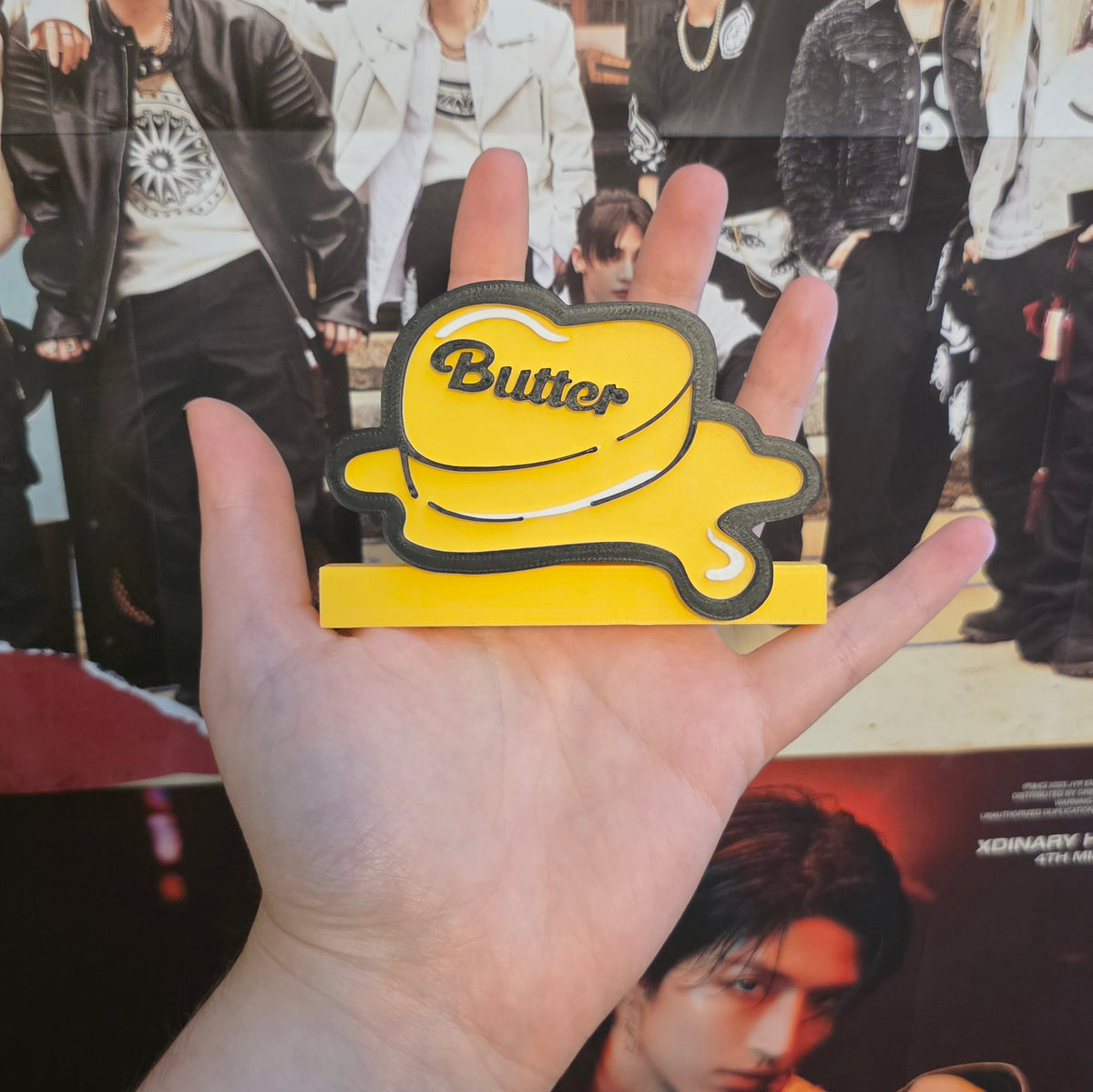 BTS Butter K-Pop Logo Standee