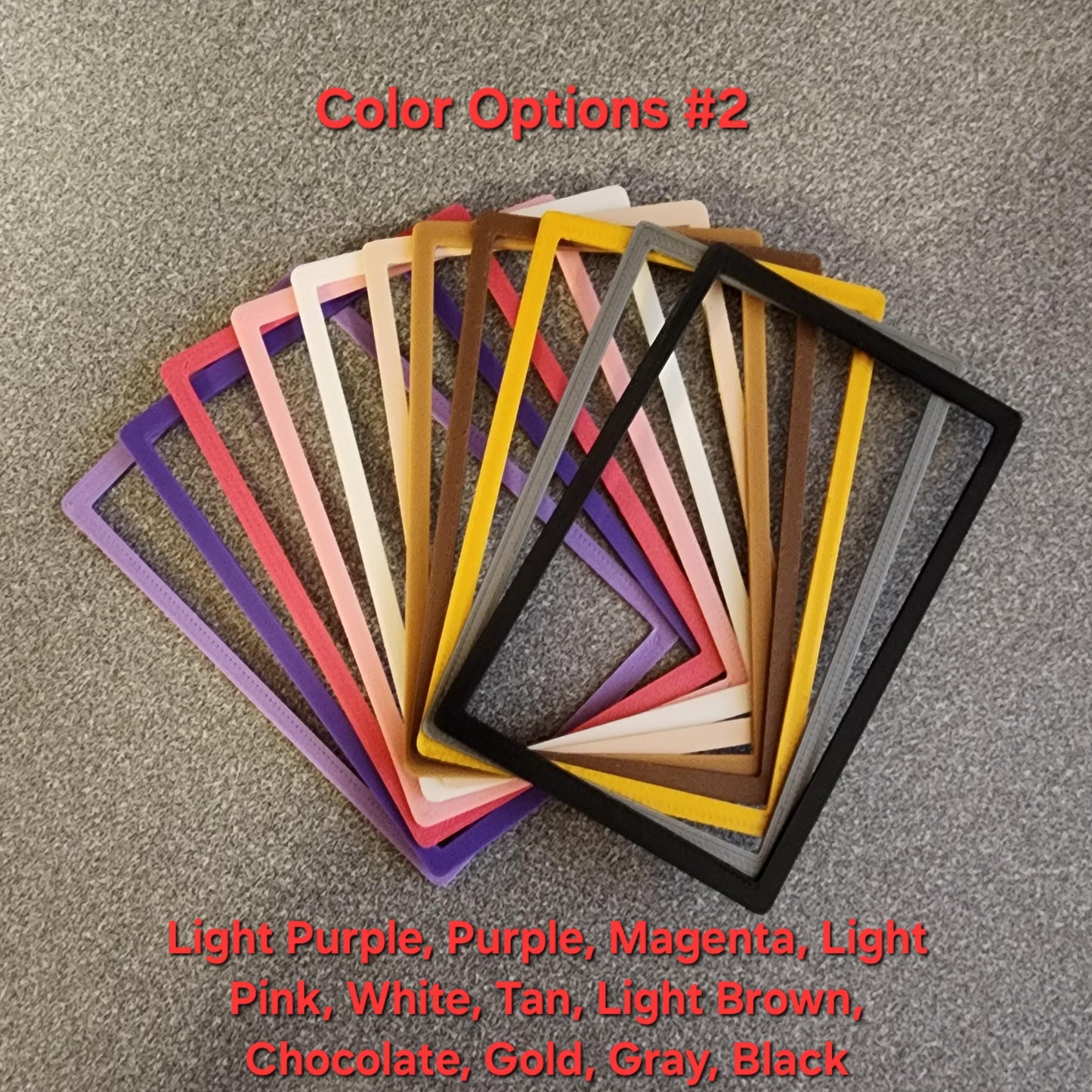 K-Pop Photo Card Frame Holder - Custom Colors