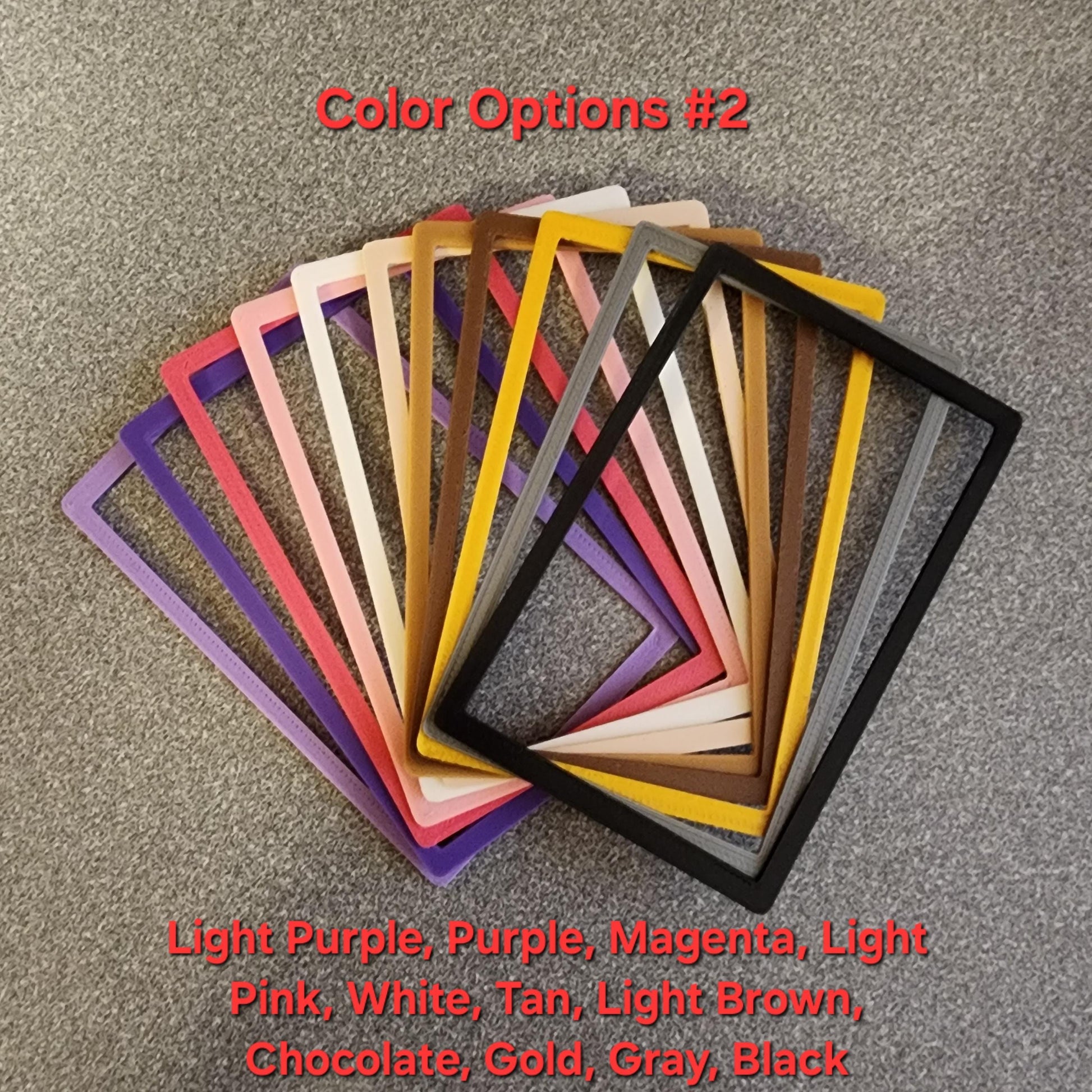 K-Pop Photo Card Frame Holder - Custom Colors