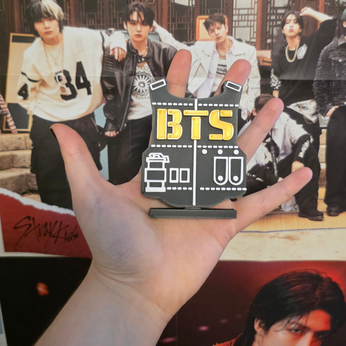 BTS Bangtan K-Pop Logo Standee