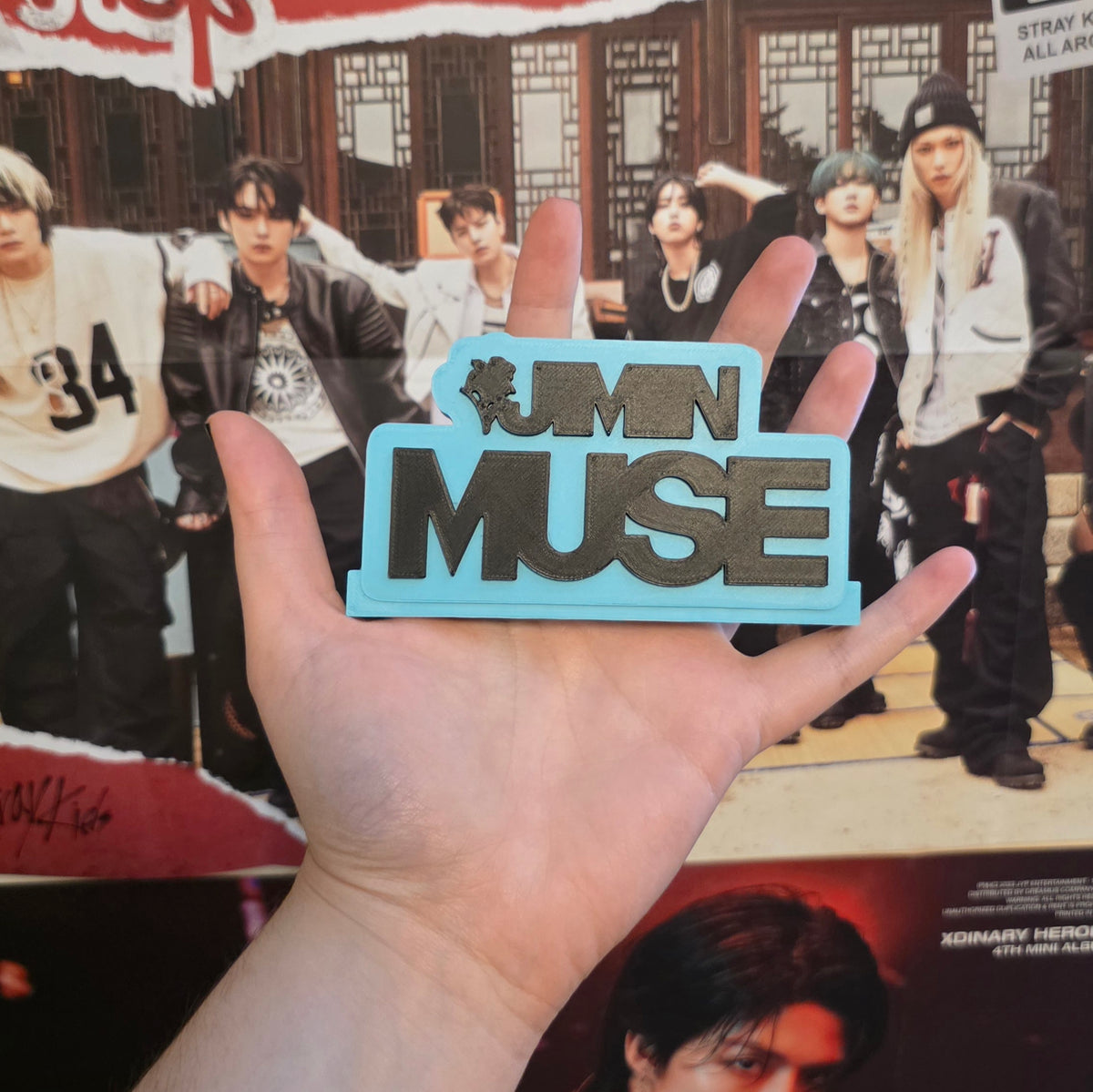 BTS Jimin Muse K-Pop logo Standee