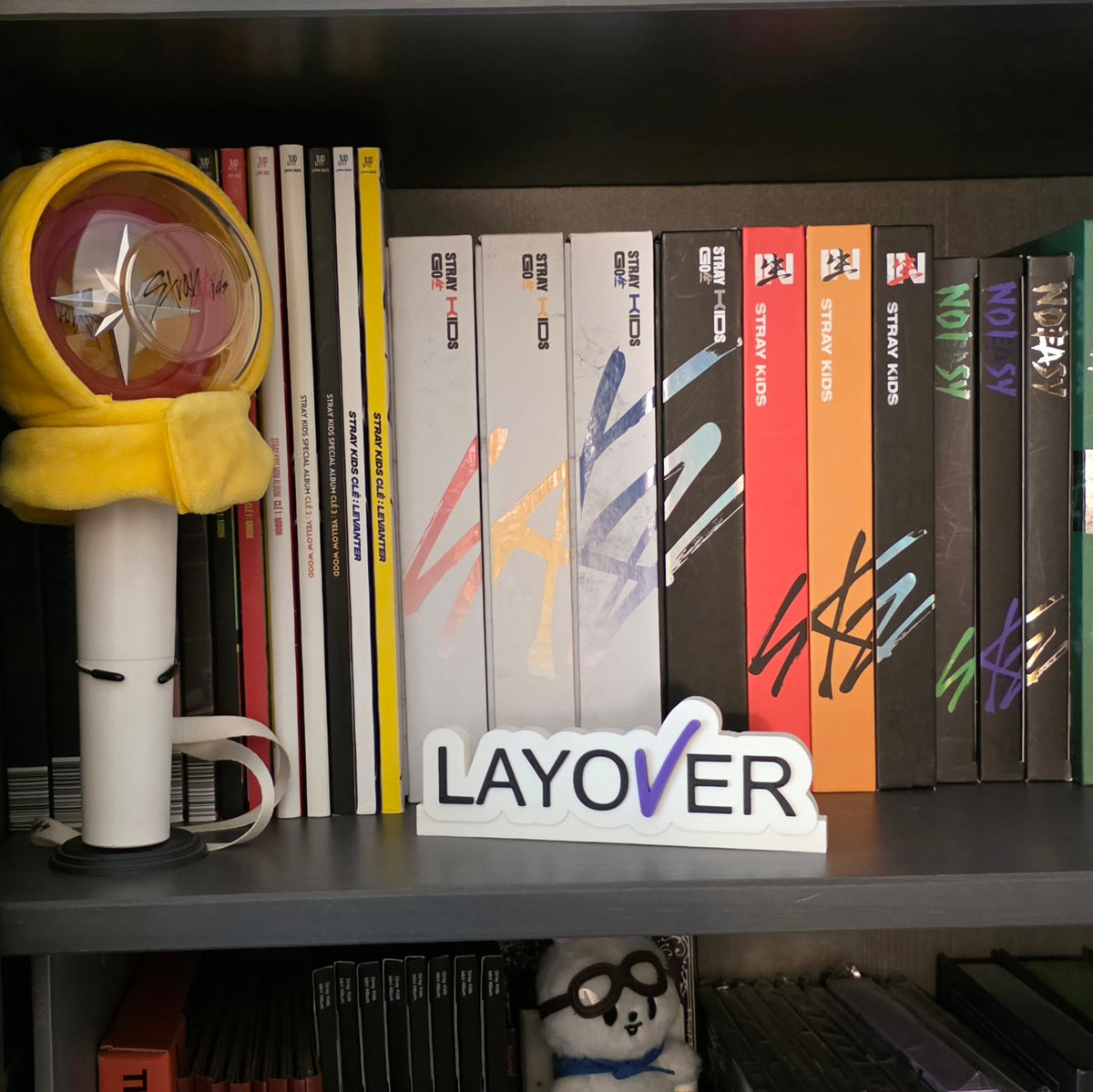 BTS V Layover K-Pop Logo Standee