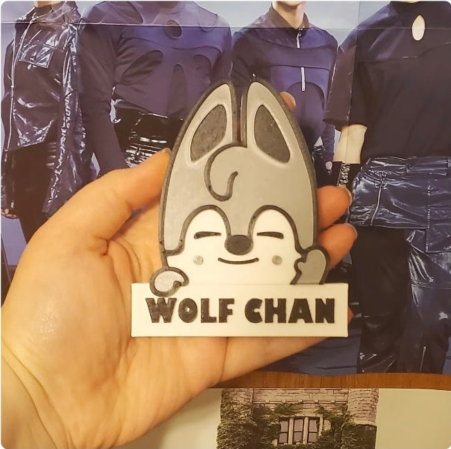 Stray Kids Skzoo Wolfchan K-Pop Standee