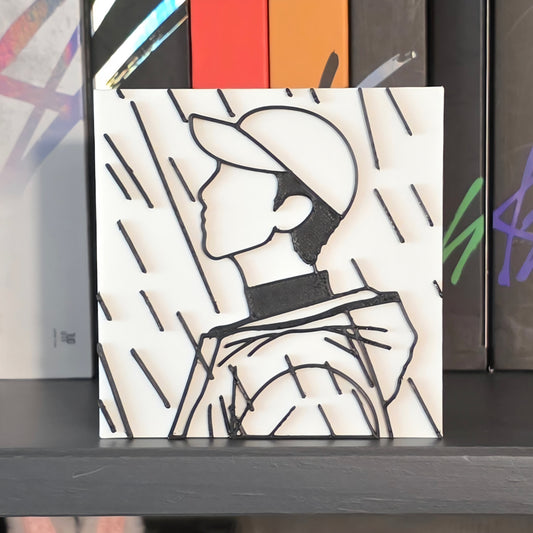 BTS RM Rain K-Pop Logo Standee