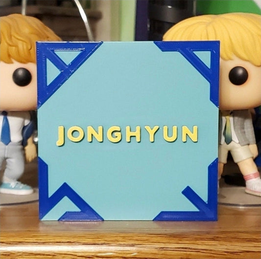 Shinee Jonghyun K-Pop Logo Standee