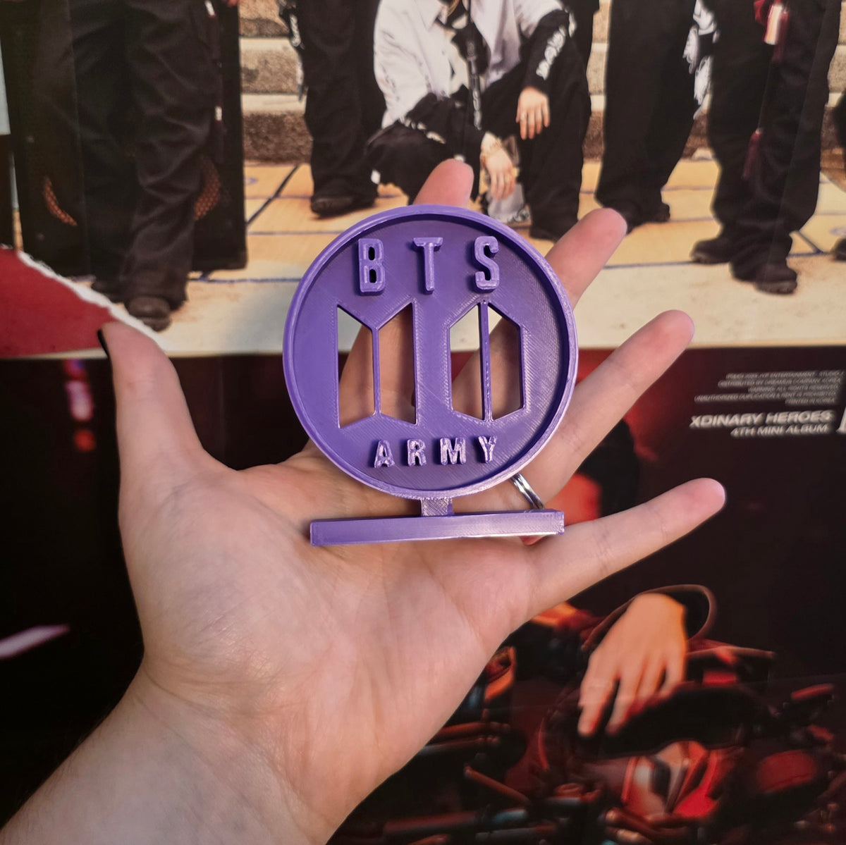 BTS Army K-Pop Logo Standee
