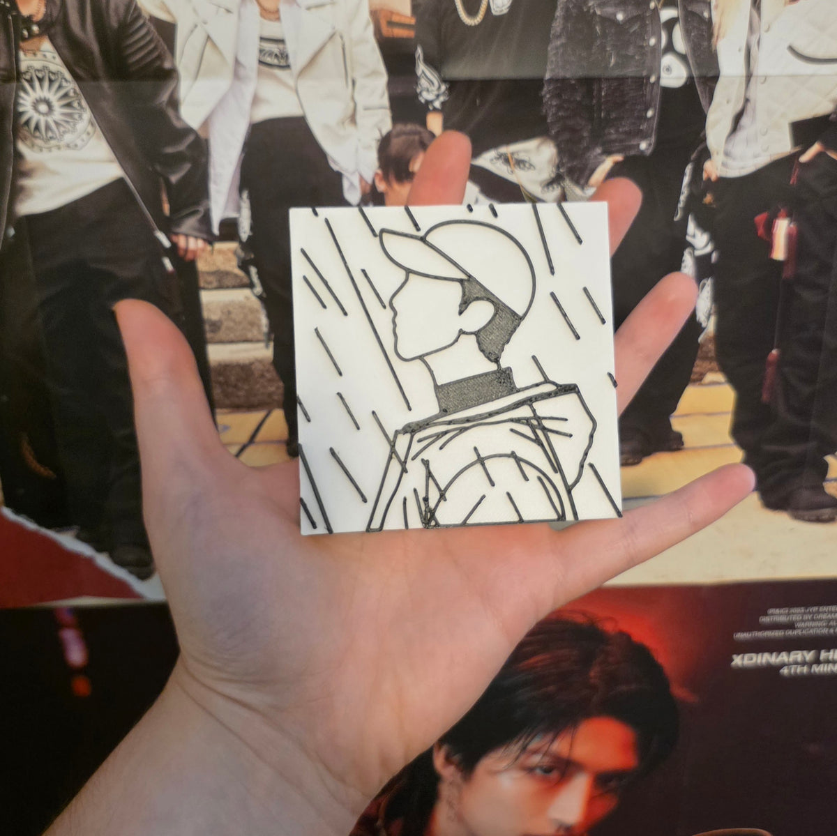 BTS RM Rain K-Pop Logo Standee